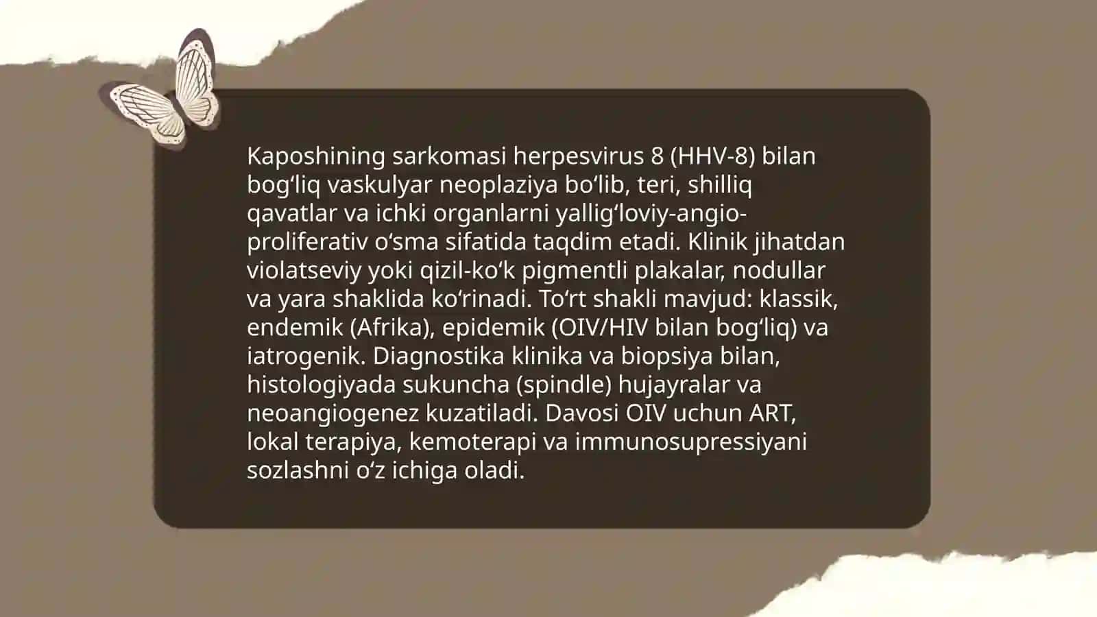 Kaposhining sarkomasi.Ekzema kaposhi 3