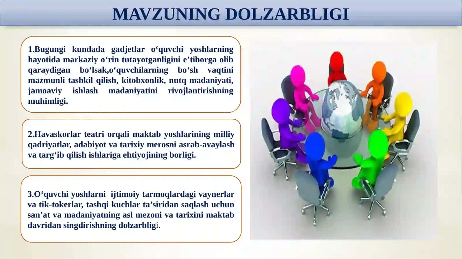 Maktabda havaskorlar teatr jamoasi faoliyatini yo‘lga qo‘yish 3