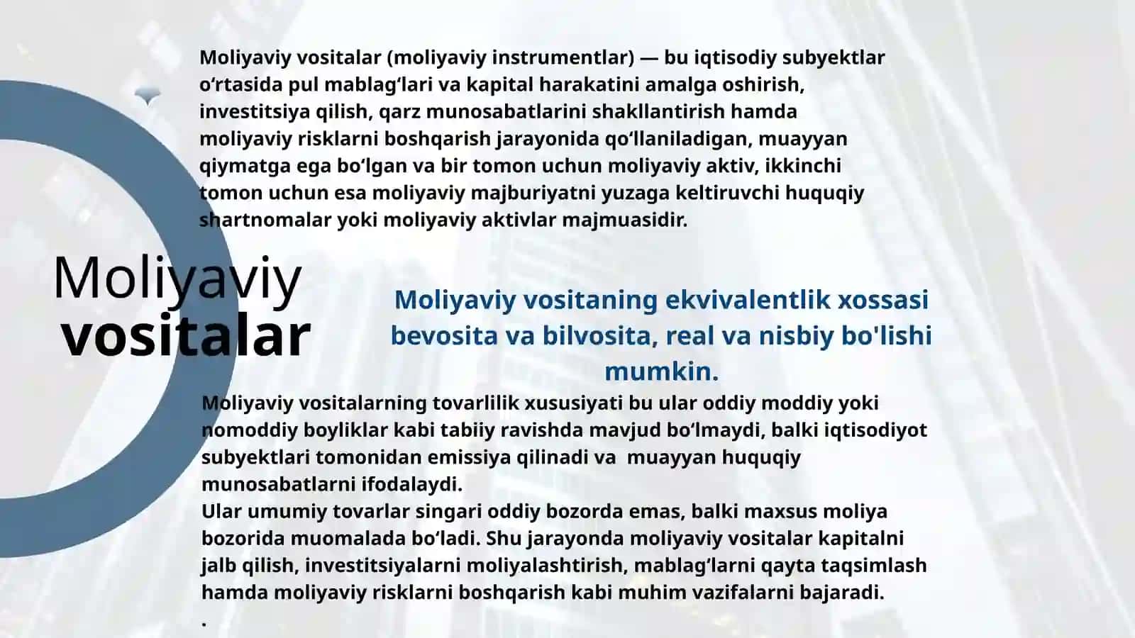 INVESTITSIYALARNIMOLIYALASHTIRISHDA MOLIYAVIY VOSITALAR 3