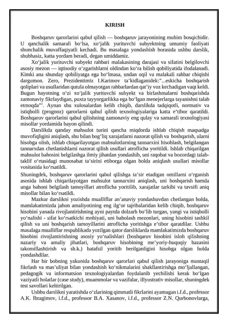 Boshqaruv hisobining prinsiplari va metodlari 3