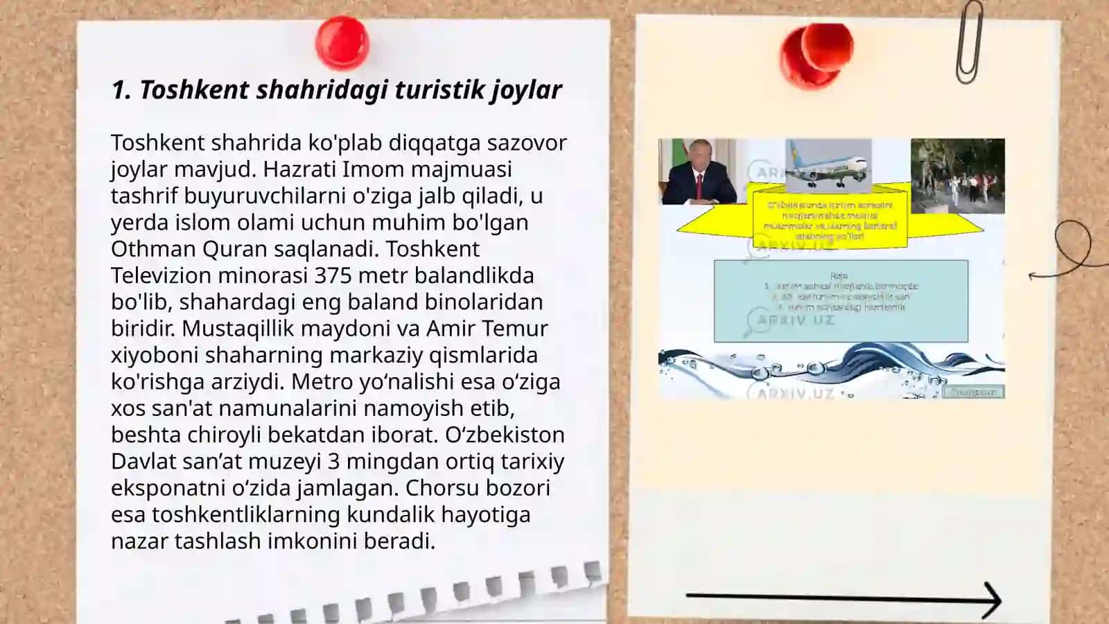 Toshkent shahridagi turistik joylar 3