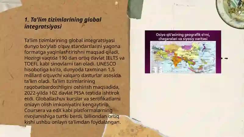 Ta'lim tizimlarining global integratsiyasi 3