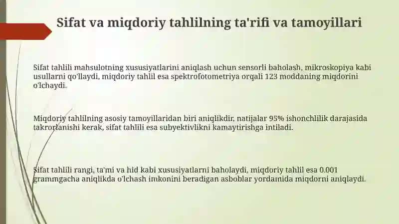 Sifat va miqdoriy tahlilning usullari va qishloq xo'jaligida ahamiyati 3