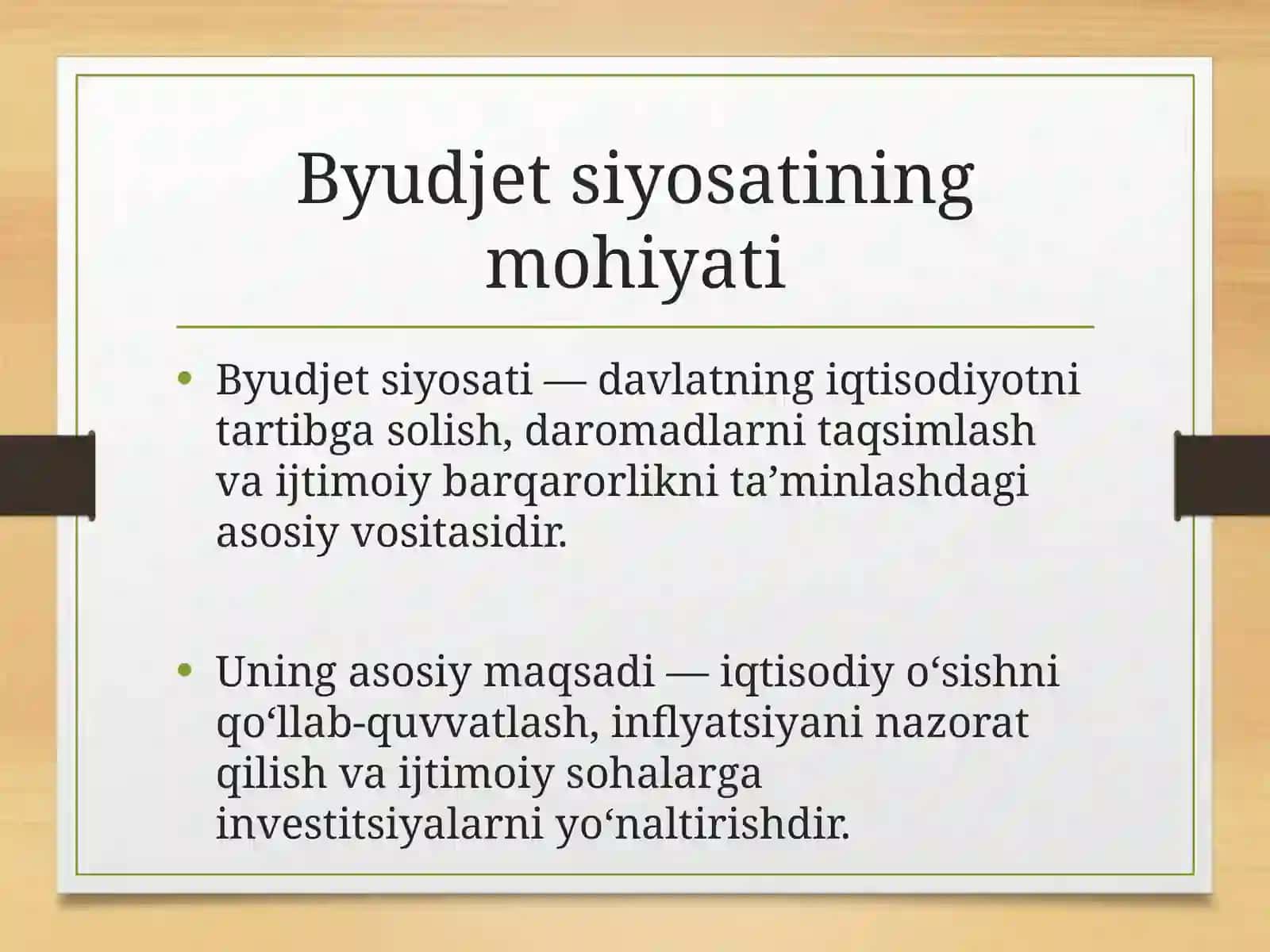 Byudjet siyosati 3