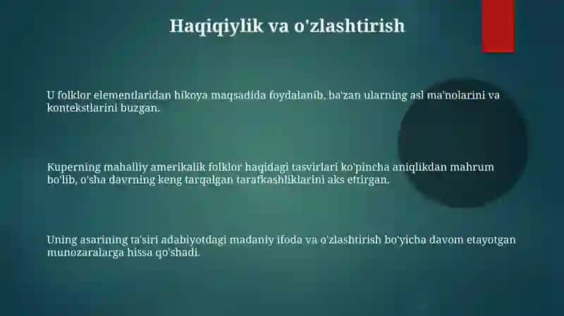 Kuperning amerika hindulari folklori 3