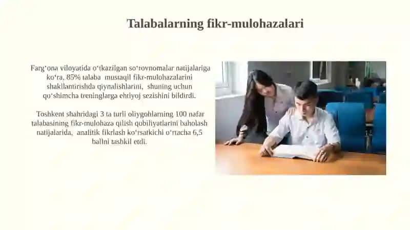 Talabalarning samarali ishlashi mazmuni 3