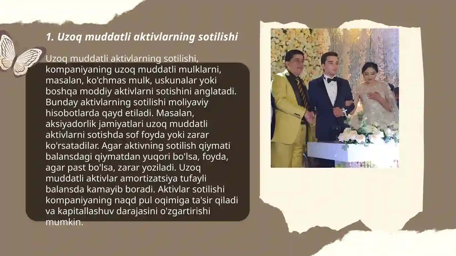 Sotish uchun mo'ljallangan uzoq muddatli aktivlar va tugatilgan faoliyat 3