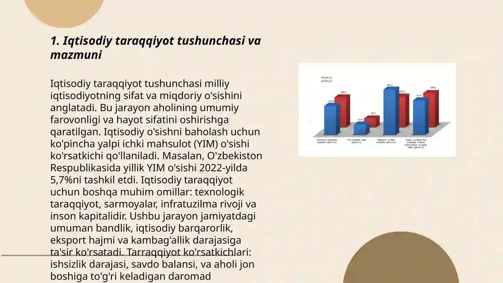 Iqtisodiy taraqqiyotnig mazmuni va kórsatkichlari 3