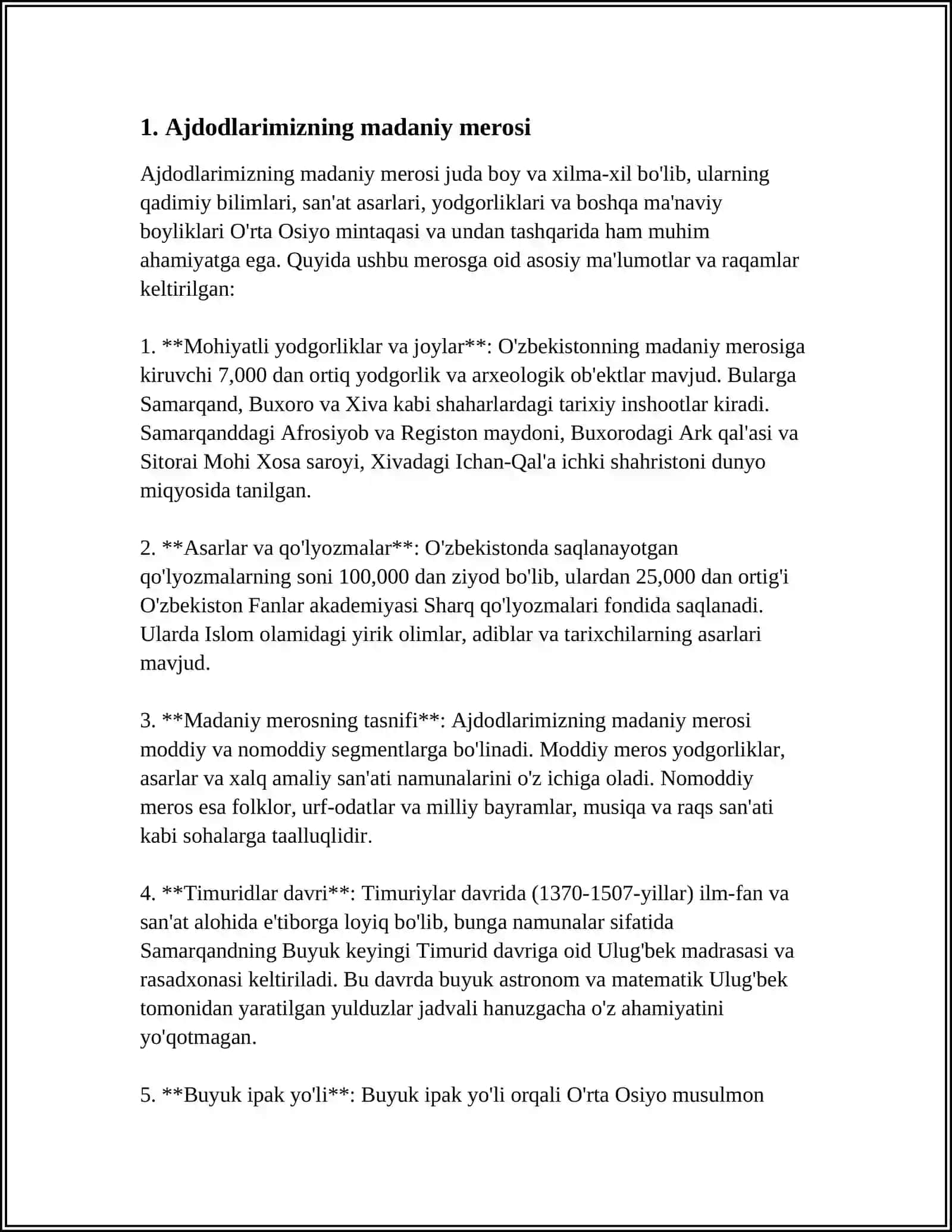 BUYUK AJDODLARIMIZ 3