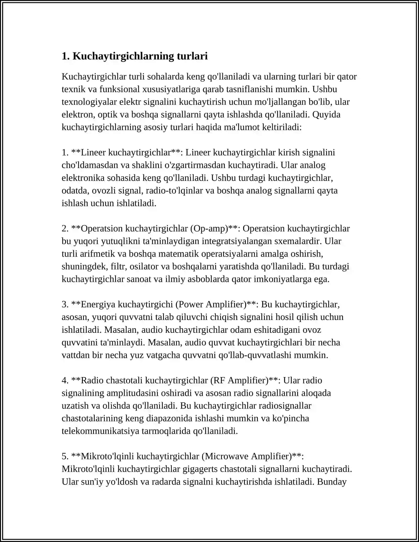 KUCHAYTIRGICHLAR VA OʼZGARMAS TOʼK OʼZGARTKICHLAR 3