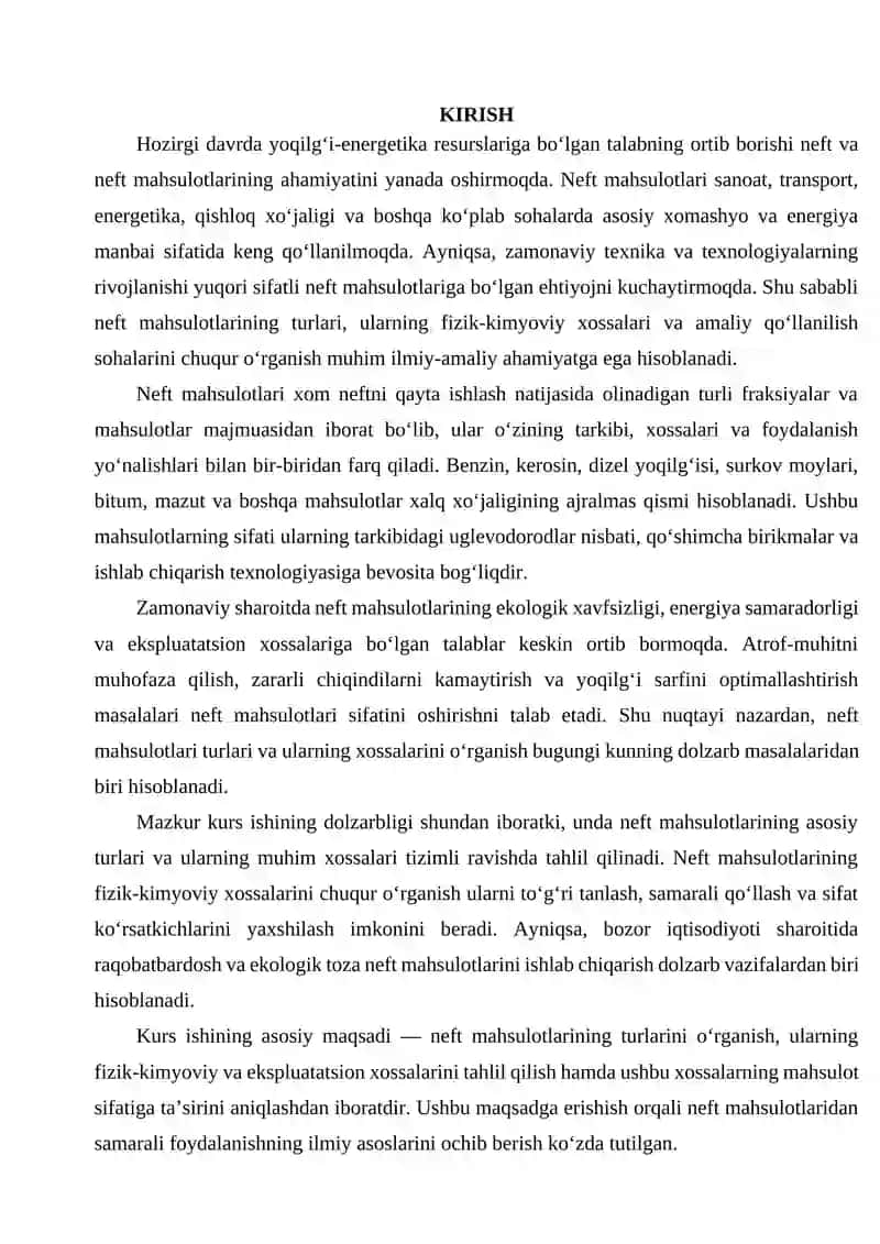 NEFT MAHSULOTLARINI QAYTA ISHLASH 3