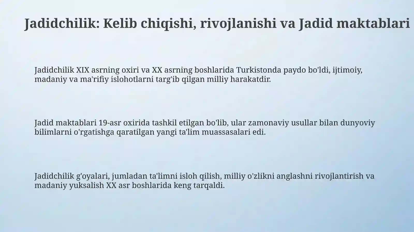 Jadid maʼrifatparvarlarining pedagogik qarashlari 3
