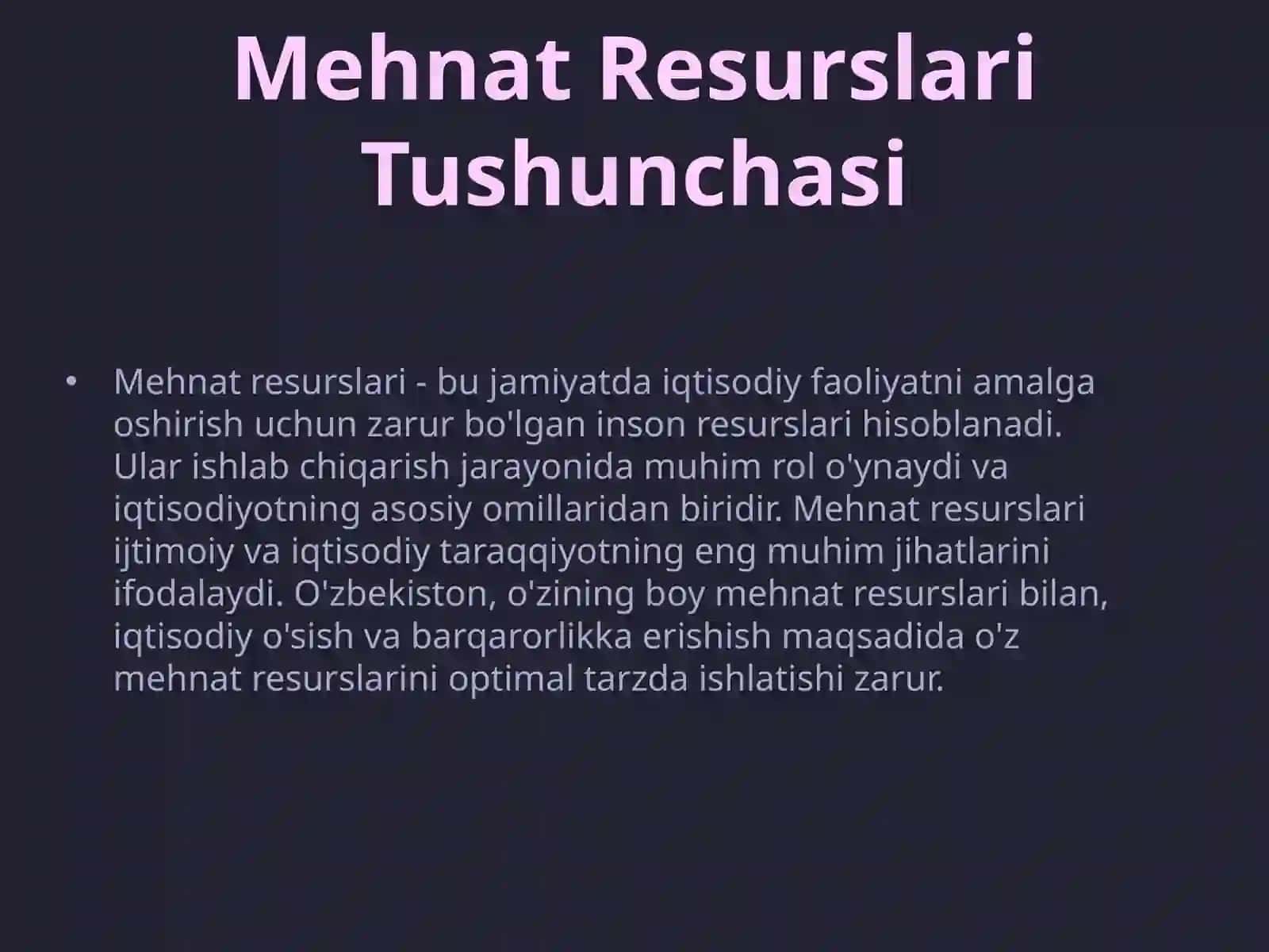 Mehnat Resurslari Tushunchasi 3