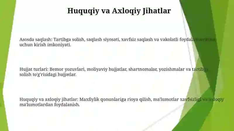 Hujjat turlari va ish yuritish asoslari 3