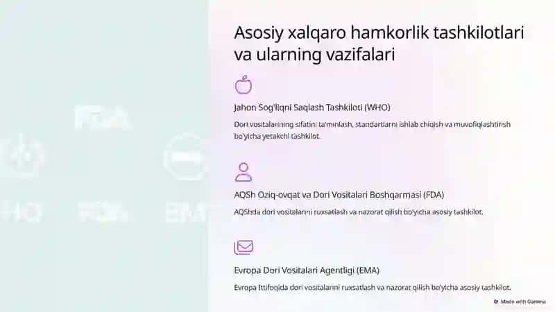 Dori vositalari sifatini ta'minlash nazorat organlari 3