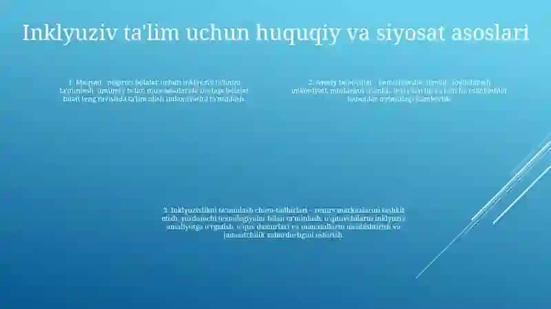 Inklyuziv Ta'Limga Imkoniyati Ckeklangan Bolalarni Ta'Limga Jalb Etishning Shart Sharoitglari 3