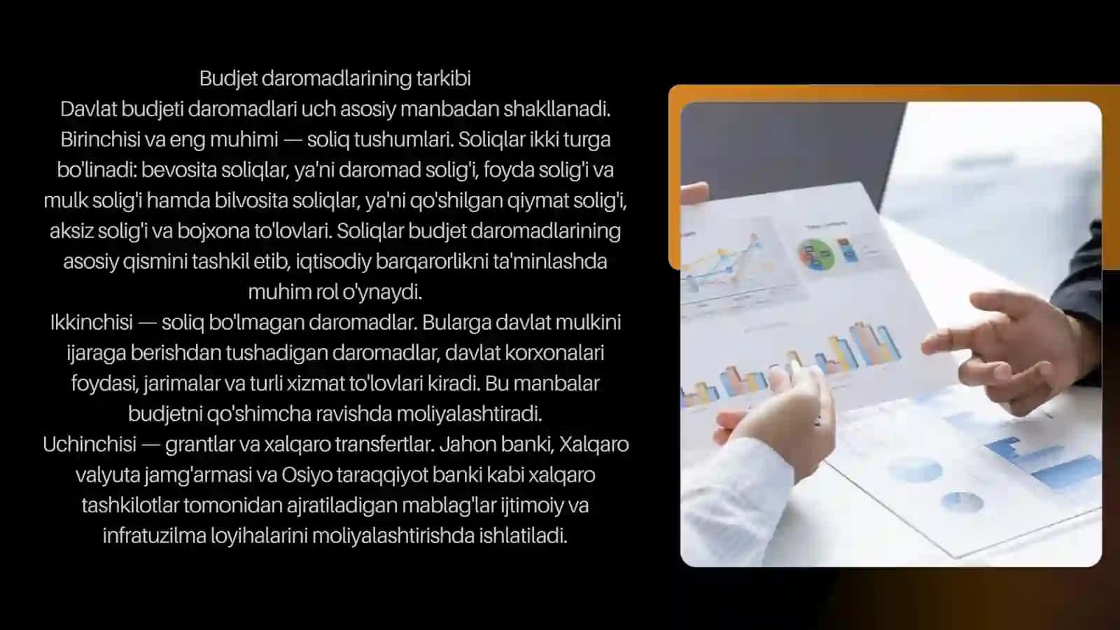Davlat budjeti tushunchasi va uning iqtisodiy ahamiyati 3