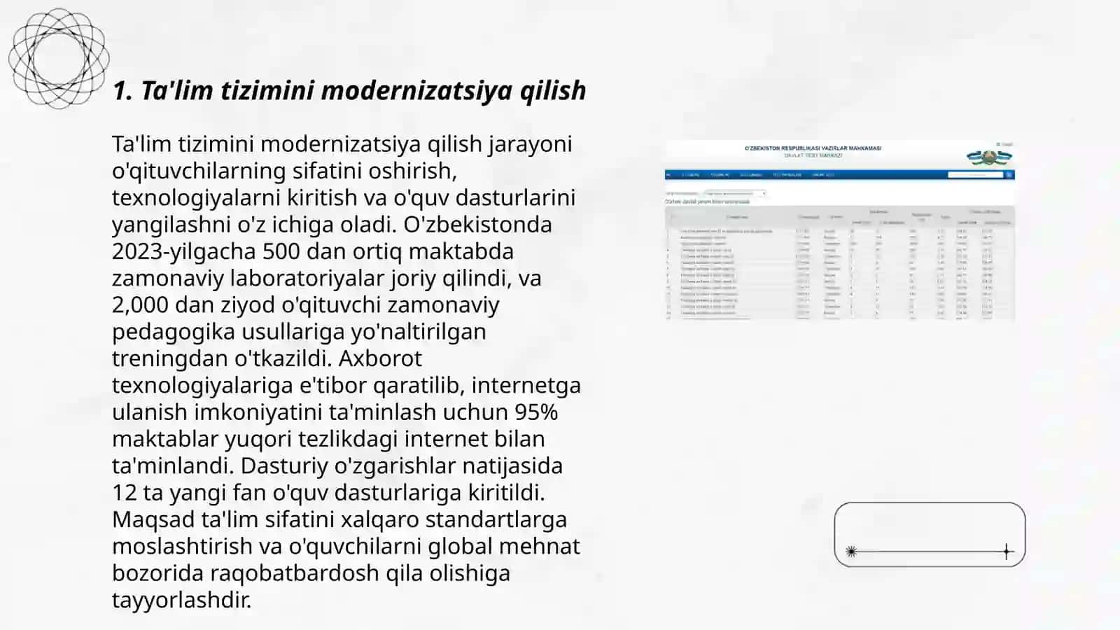 Oliy talimdagi oʻzgarishlaring asosiy yoʻnalishi 3