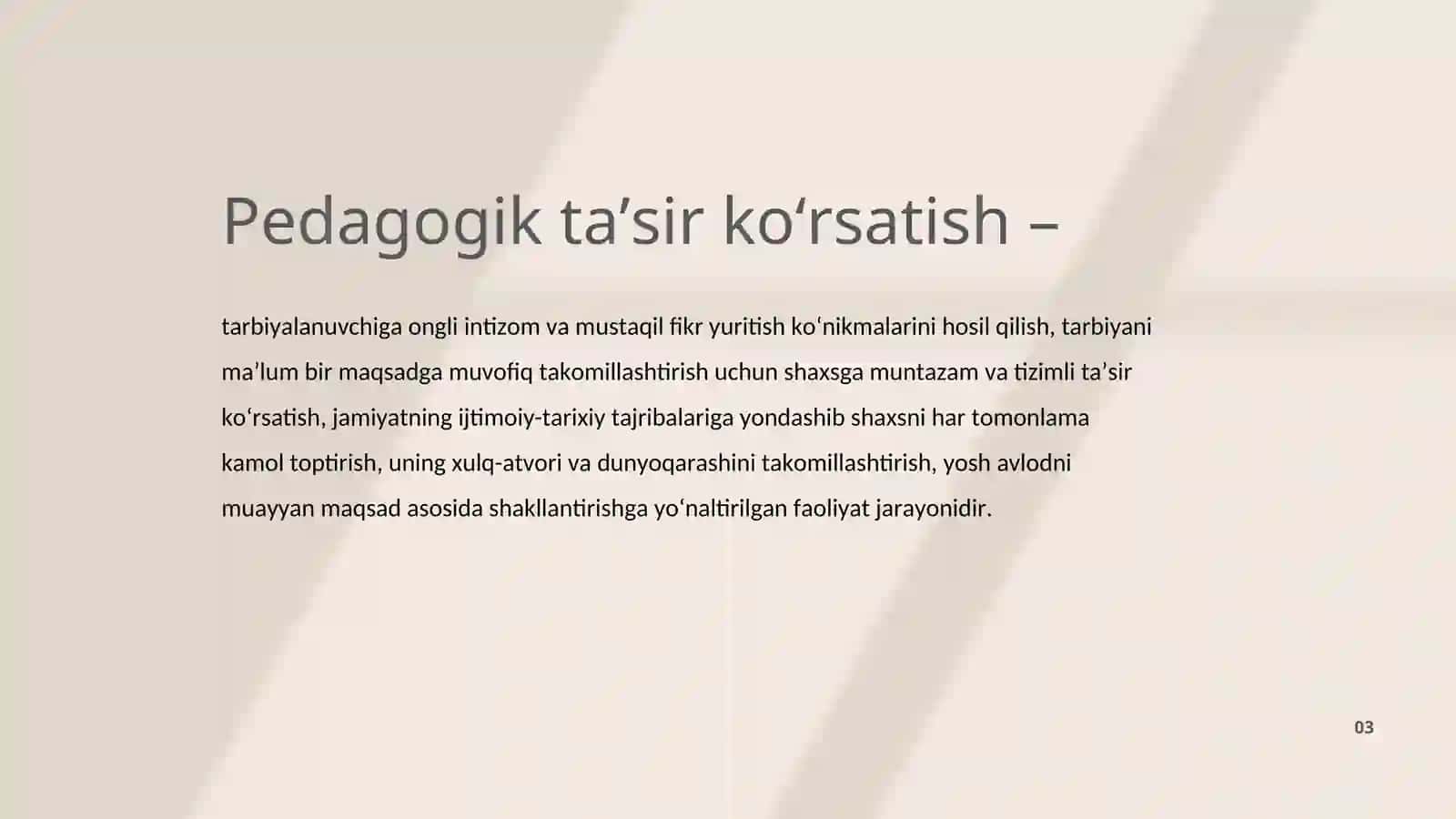 Pedagogik kreativ ta'sir ko'rsatish - kommunikativ qobilyatining asosiy usuli sifatida 3