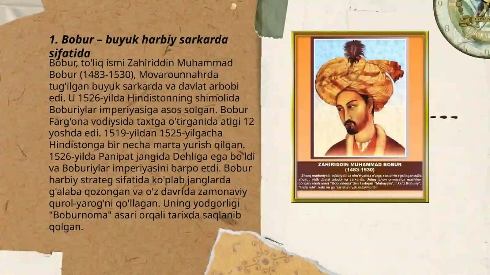 Bobur - buyuk harbiy sarkarda 3