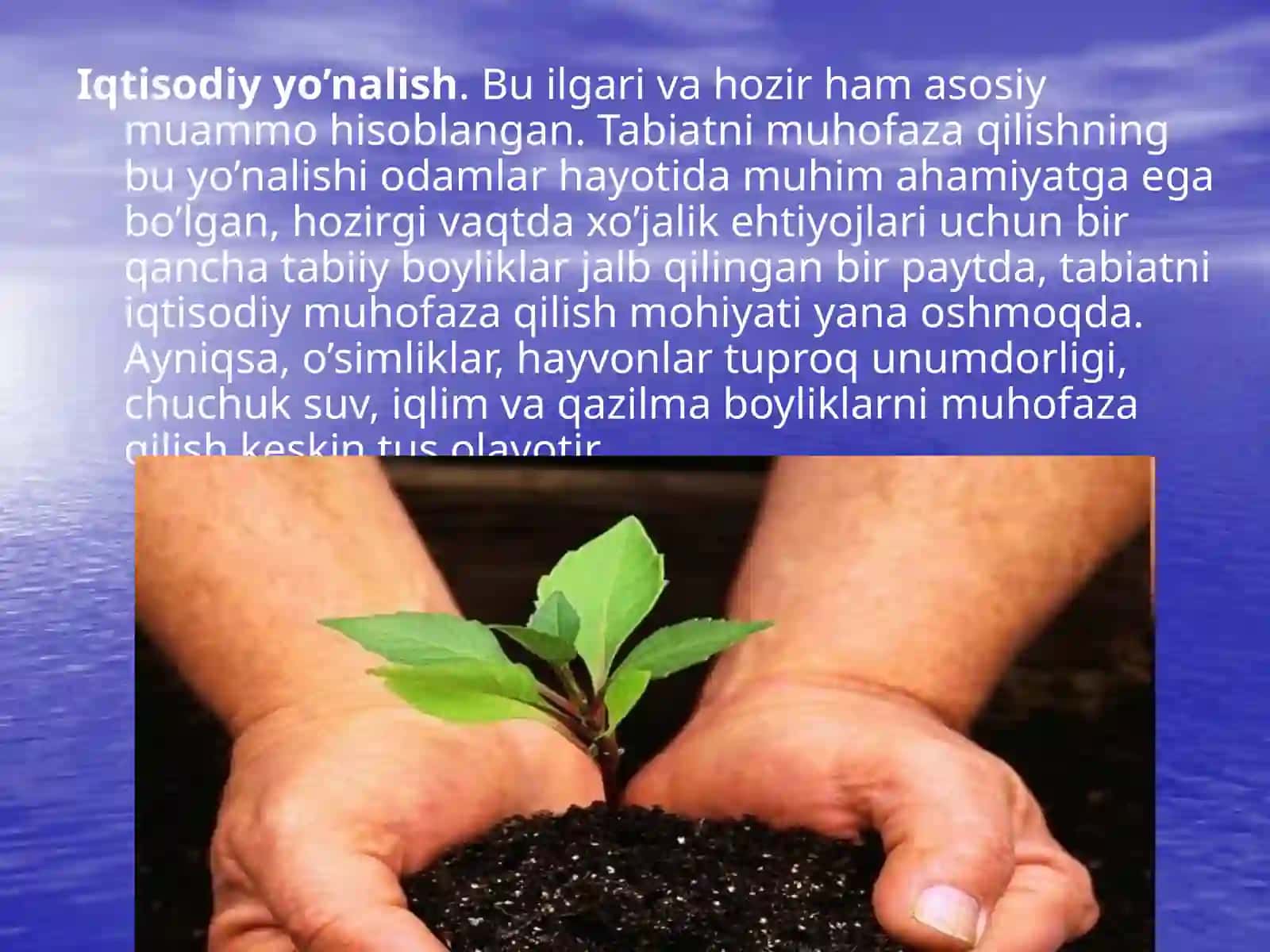 Tabiatdan foydalanish fanining maqsadi va vazifalari ilmiy va amaliy ahamiyati 3