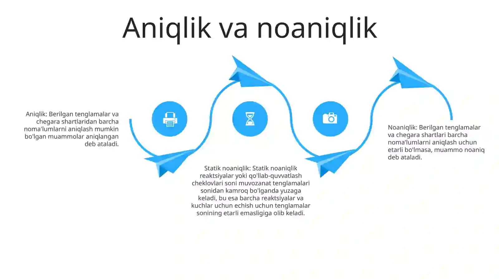 Cho'Zilish Siqilishdagi Statik Aniqmas Masalalar 3