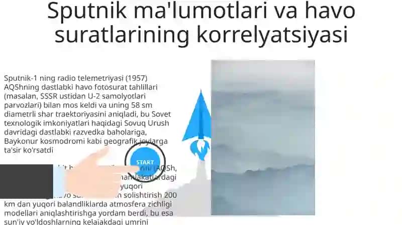 Sputnik ma'lumotlari va aerofotosur'atlar 3