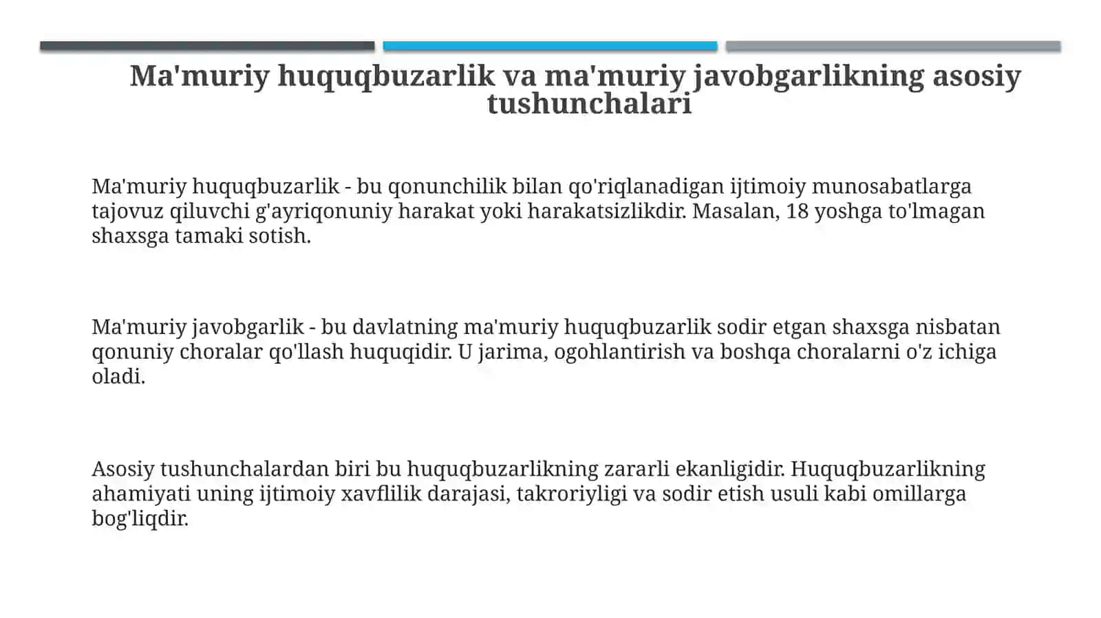 Ma'muriy huquq buzarganlik va ma'muriy javobgarlik 3