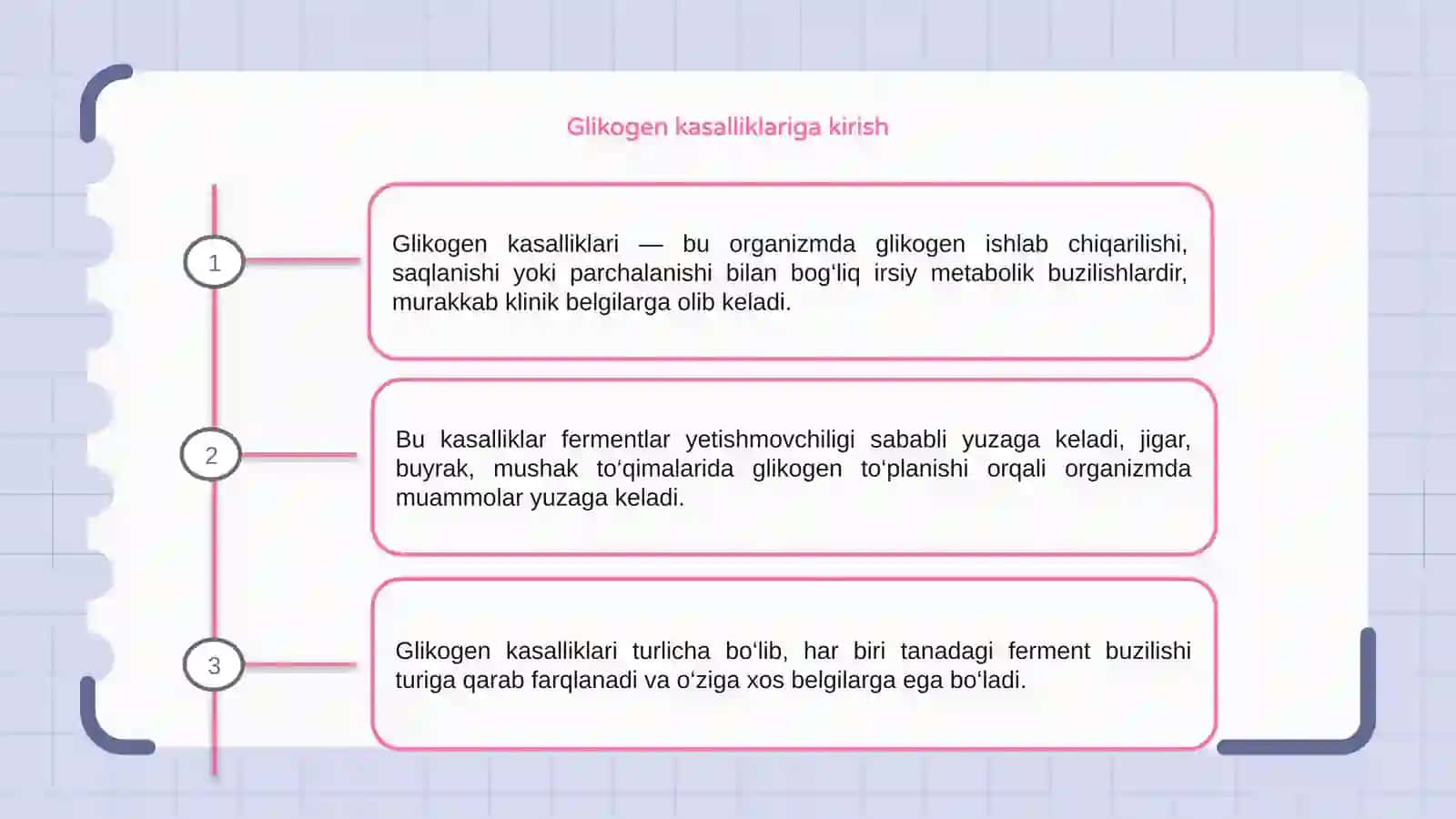 Glikogen kasalliklari 3