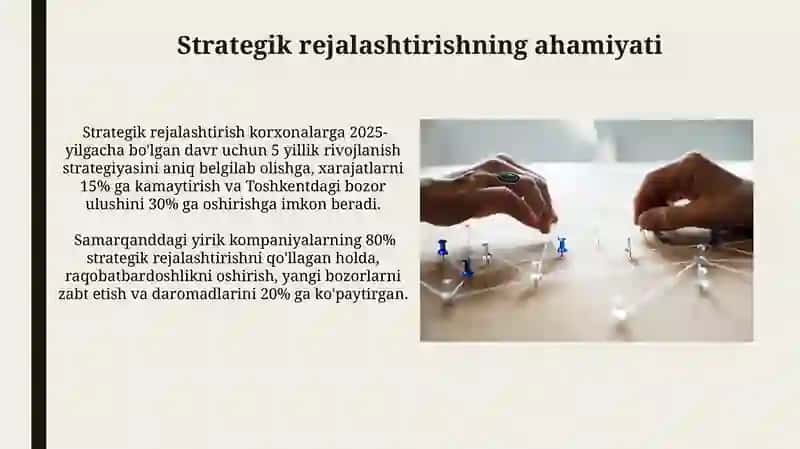 Strategik rejalashtirish va uning ahamiyati 3