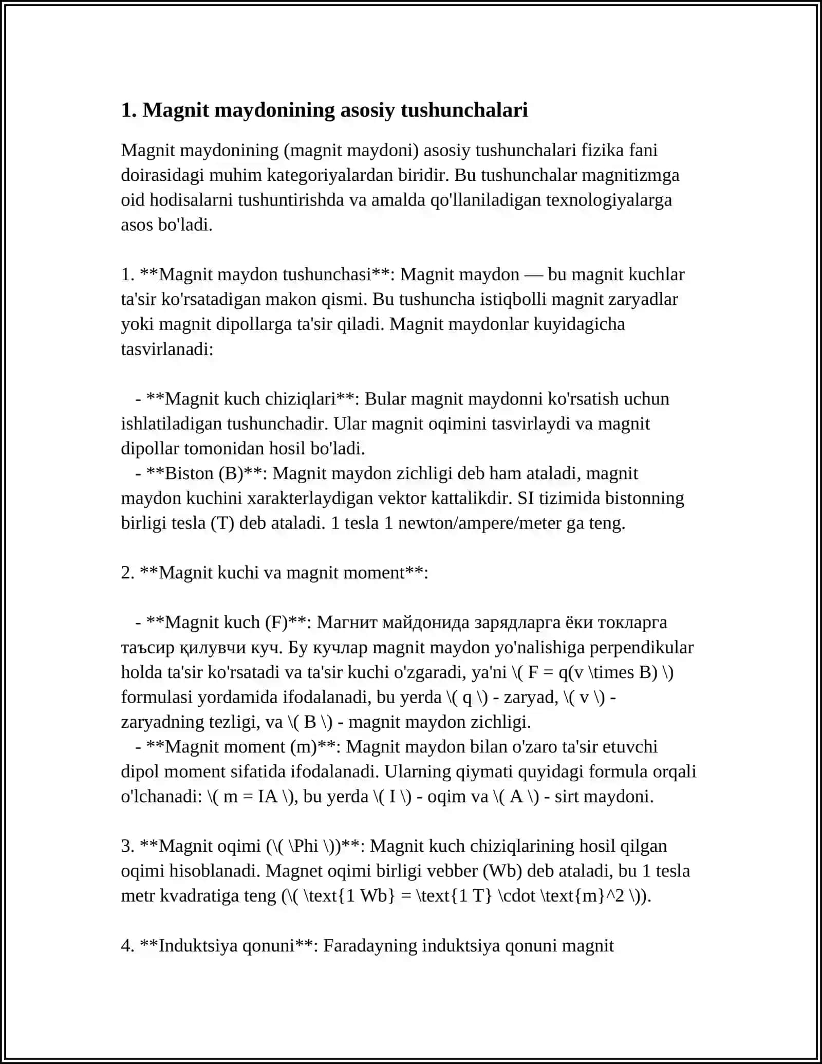 MAGNIT MAYDONI BILAN DAVOLASH 3