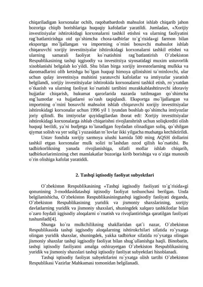 Tashqi iqtisodiy faoliyatda QQS 3