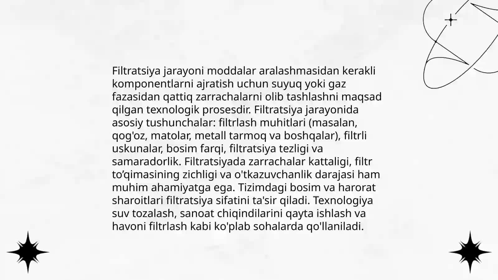 Filtratsiya jarayoni 3