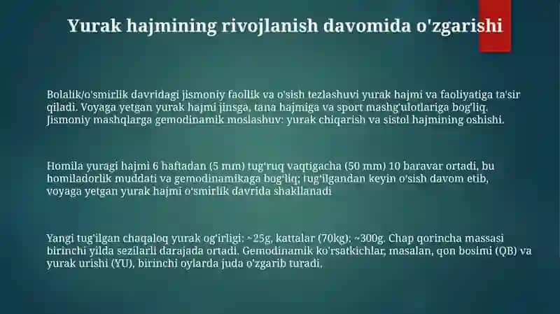 Bolalik/o'smirlik davridagi jismoniy faollik va o'sish tezlashuvi 3
