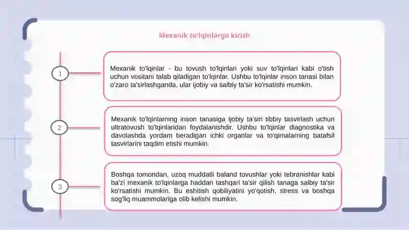 Mexanik to’lqinlarning inson organizmiga ta’siri 3