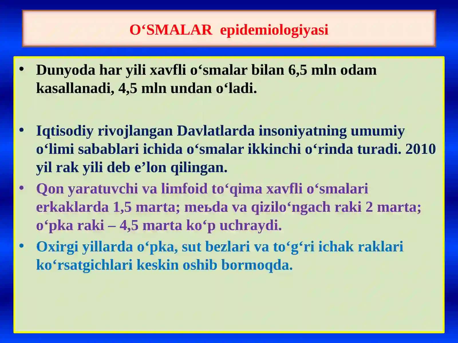 O‘SMALAR XAQIDA UMMIY TUSHUNCHA 3