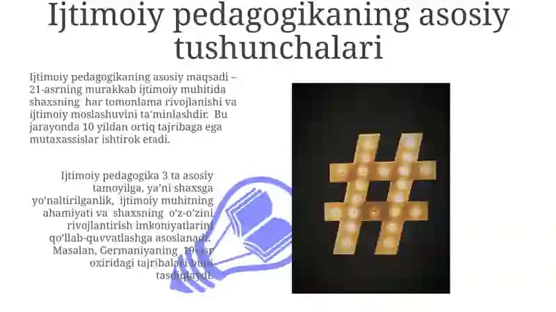 Ijtimoiy pedagogika fanining kategoriyalari va tamoyillari 3