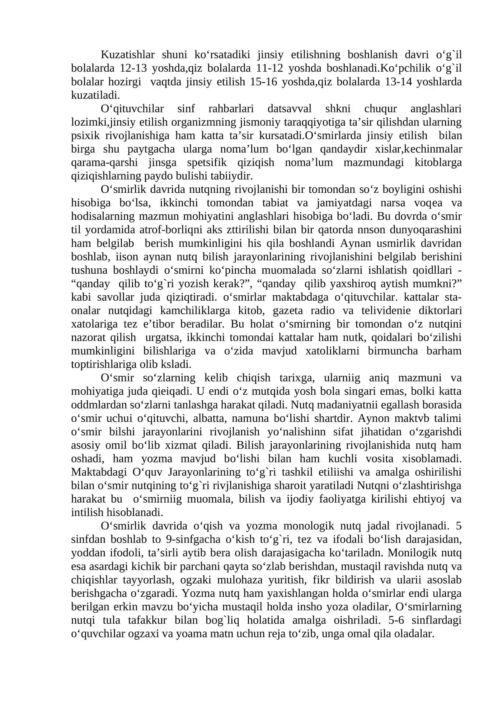 O‘smirlik davrida psixik rivojlanish xususiyatlari 3