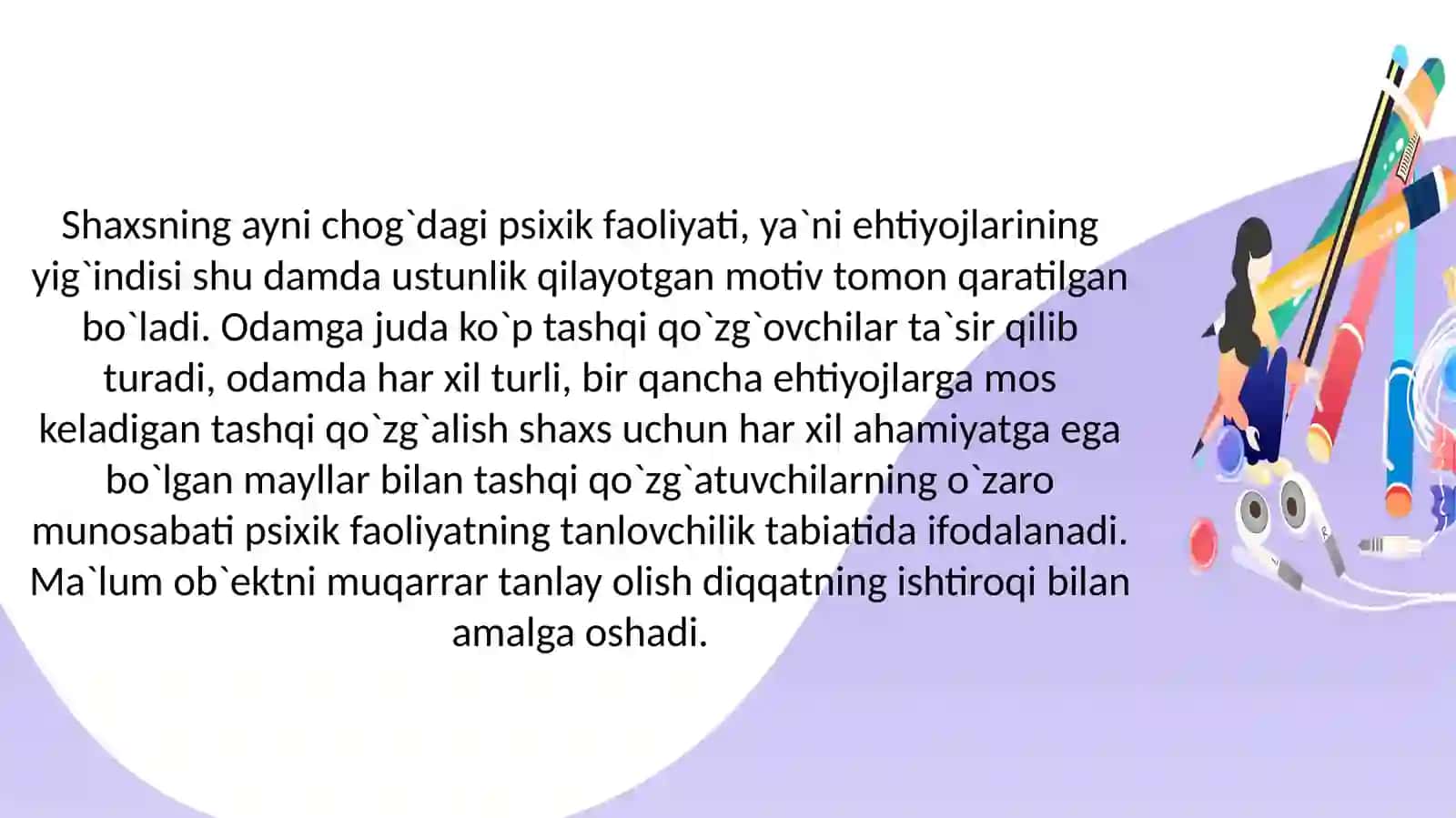 Boshlang'ich sinf o'quvchilar diqqatining ayrim xususiyatlar matematika darslarida bolalardiqqatini tashkil etish 3