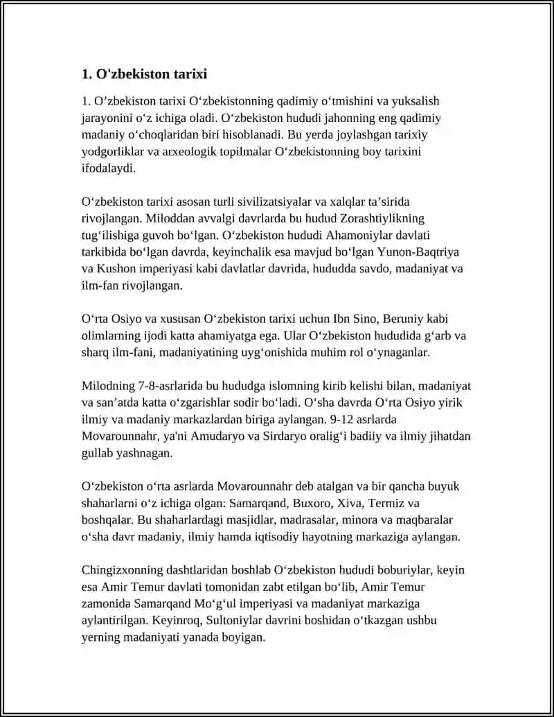 UZBEKISTON TARIXI 3