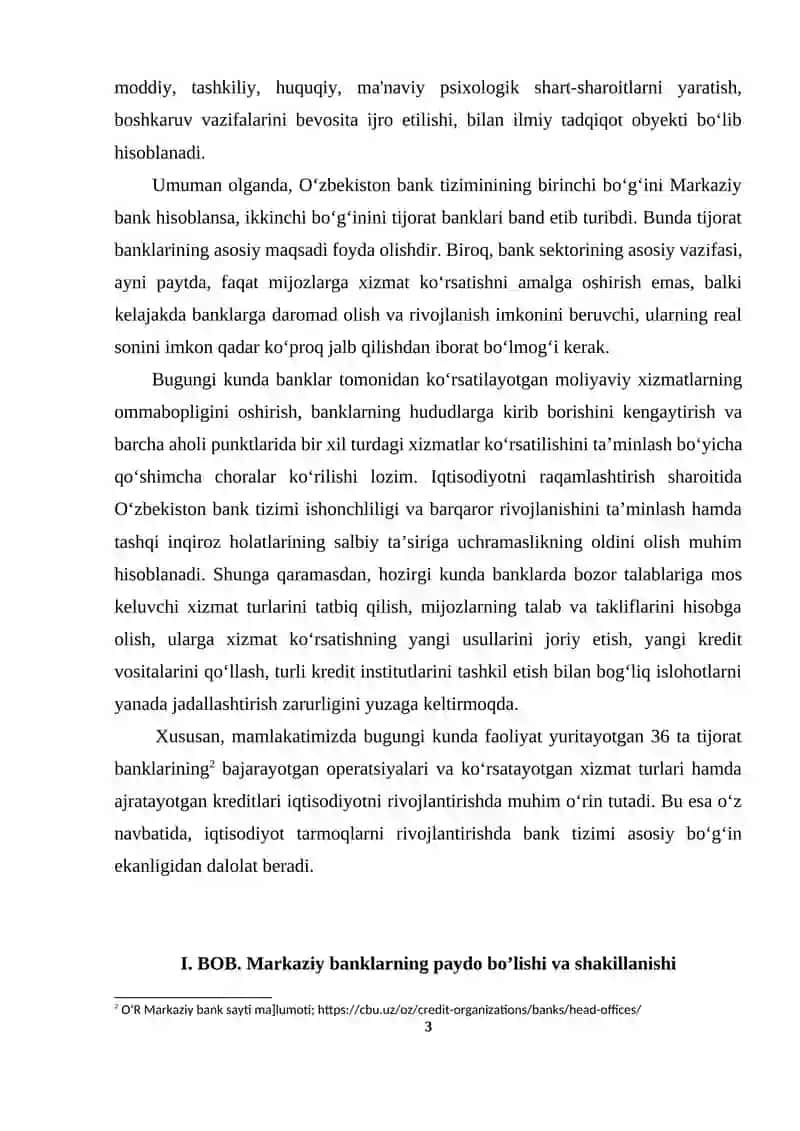 Xorijiy mamlakatlar markaziy banklarining tashkiliy va funktsional tuzilishi 3