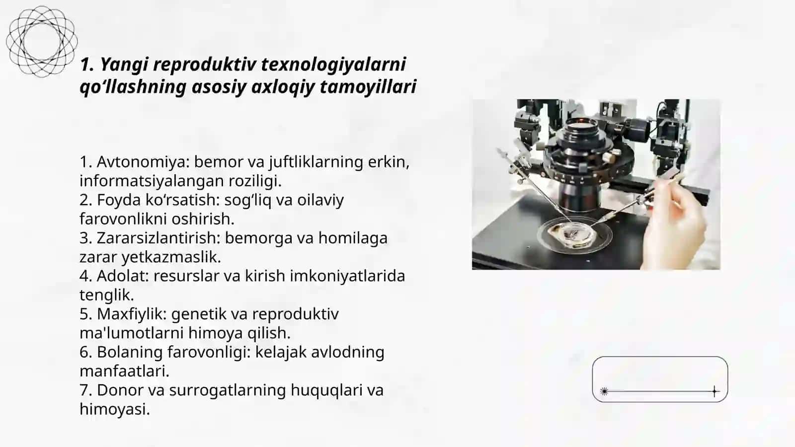 Yangi reproduktiv texnologiyalarni qo‘llash va prenatal diagnostikaning etik jigatlari 3