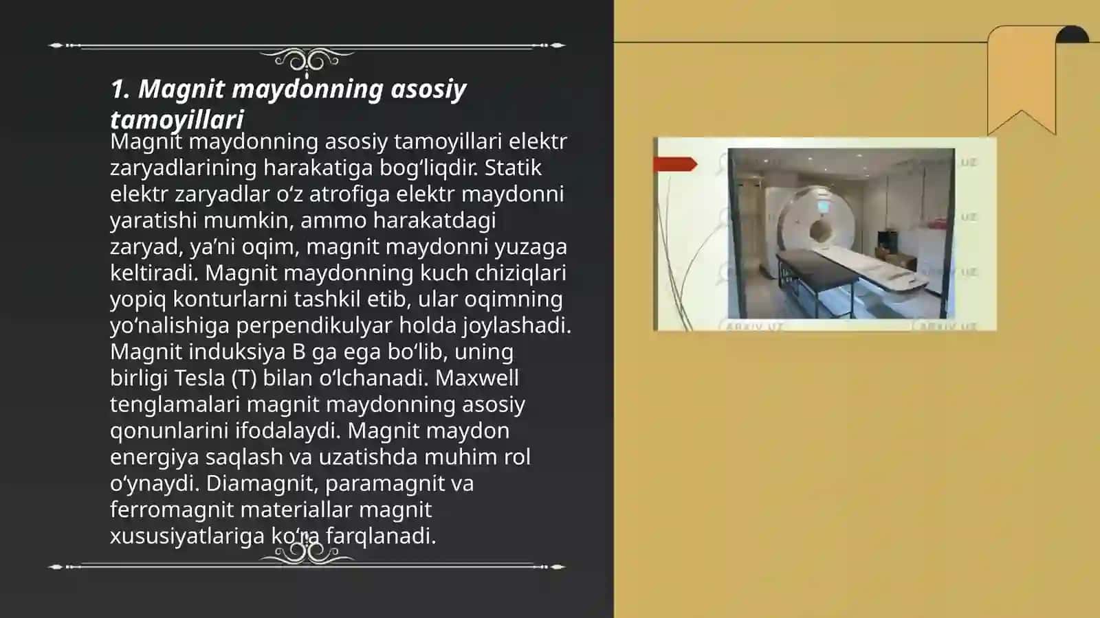 Magnit rezonans tomografiyaning ishlash prinsipi 3
