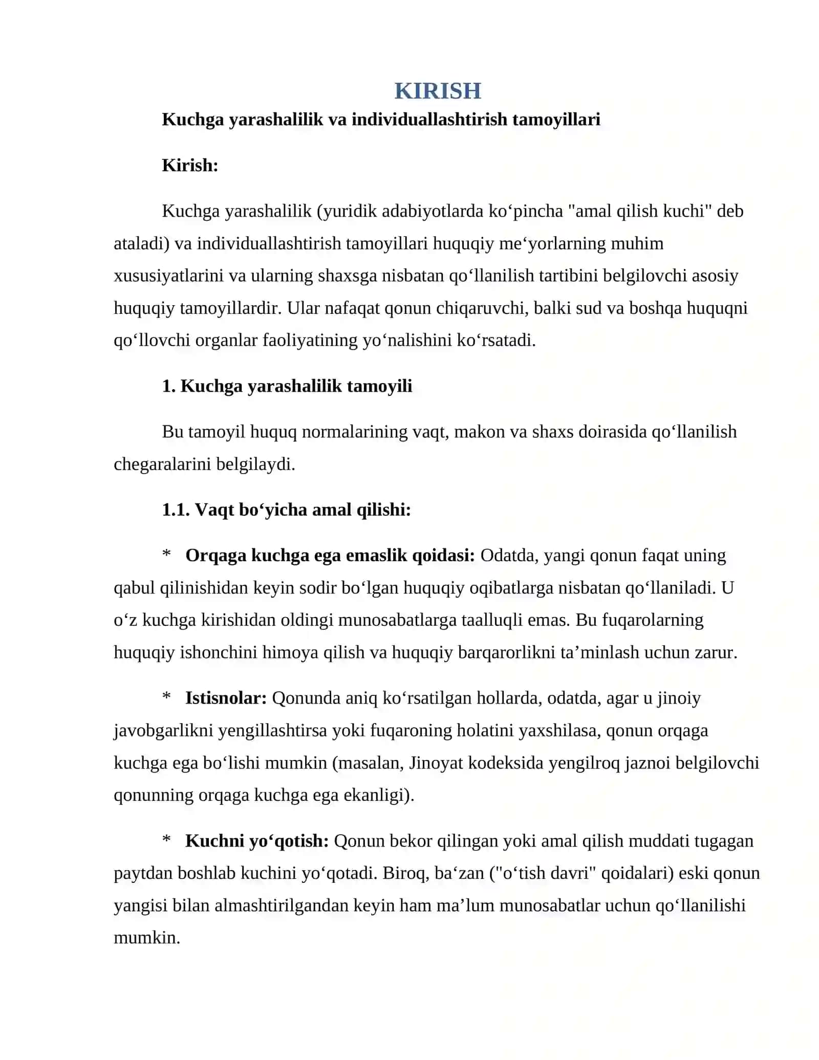 Kuchga yarashalilik va individuallashtirish tamoyillari 3