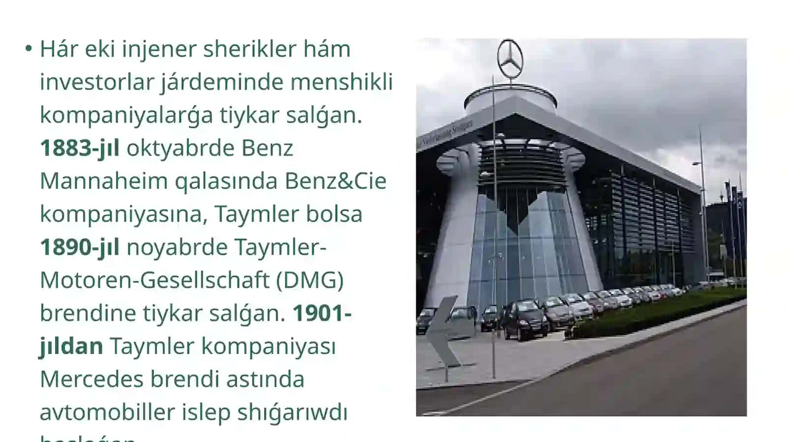 Mercedes Benz tarıyxı 3