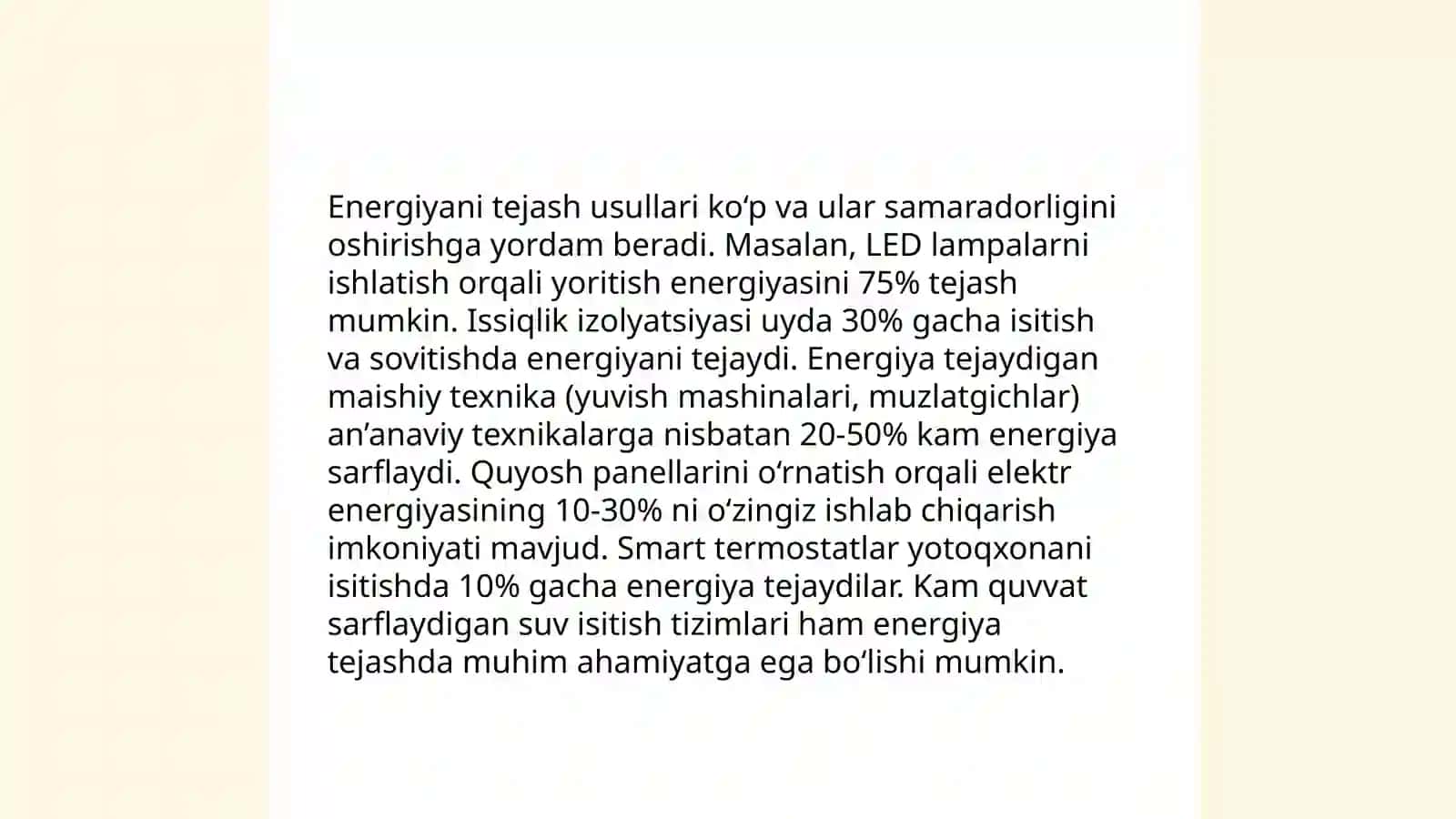 Energiyani tejash usullari 3