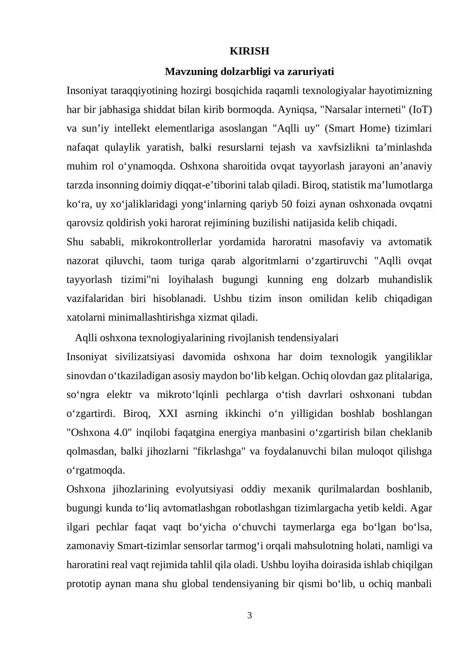 Aqlli ovqat tayyorlash tizimini yaratish 3