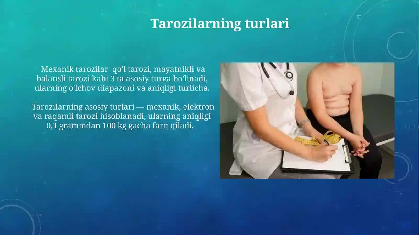 Jismning massasi tushunchasi. Massaning xossalari. Jismning massasini o'lchash, o'rgatish 3