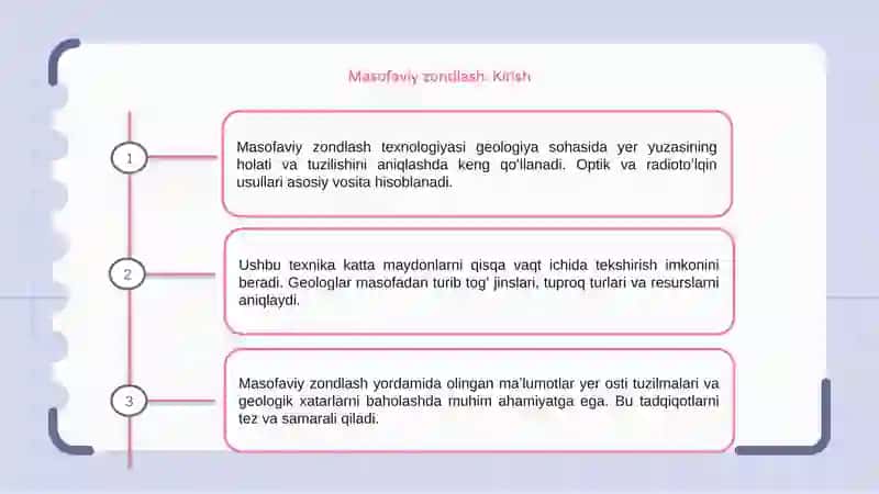 Masofaviy zondlashni geologiyada qoʻllanilishi 3