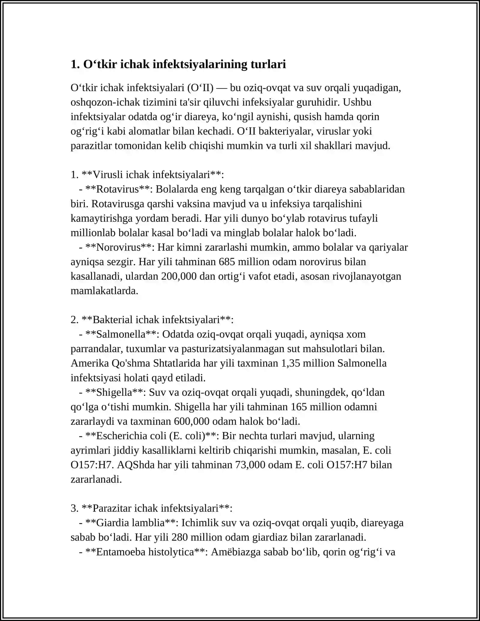 OʻTKIR ICHAK INFEKSIYALARI 3